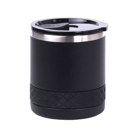 Elemental - Vendita all'ingrosso Bicchiere/tazza termica - Bicchiere da whisky isolato Recess Insulated Rocks 10oz - Nero