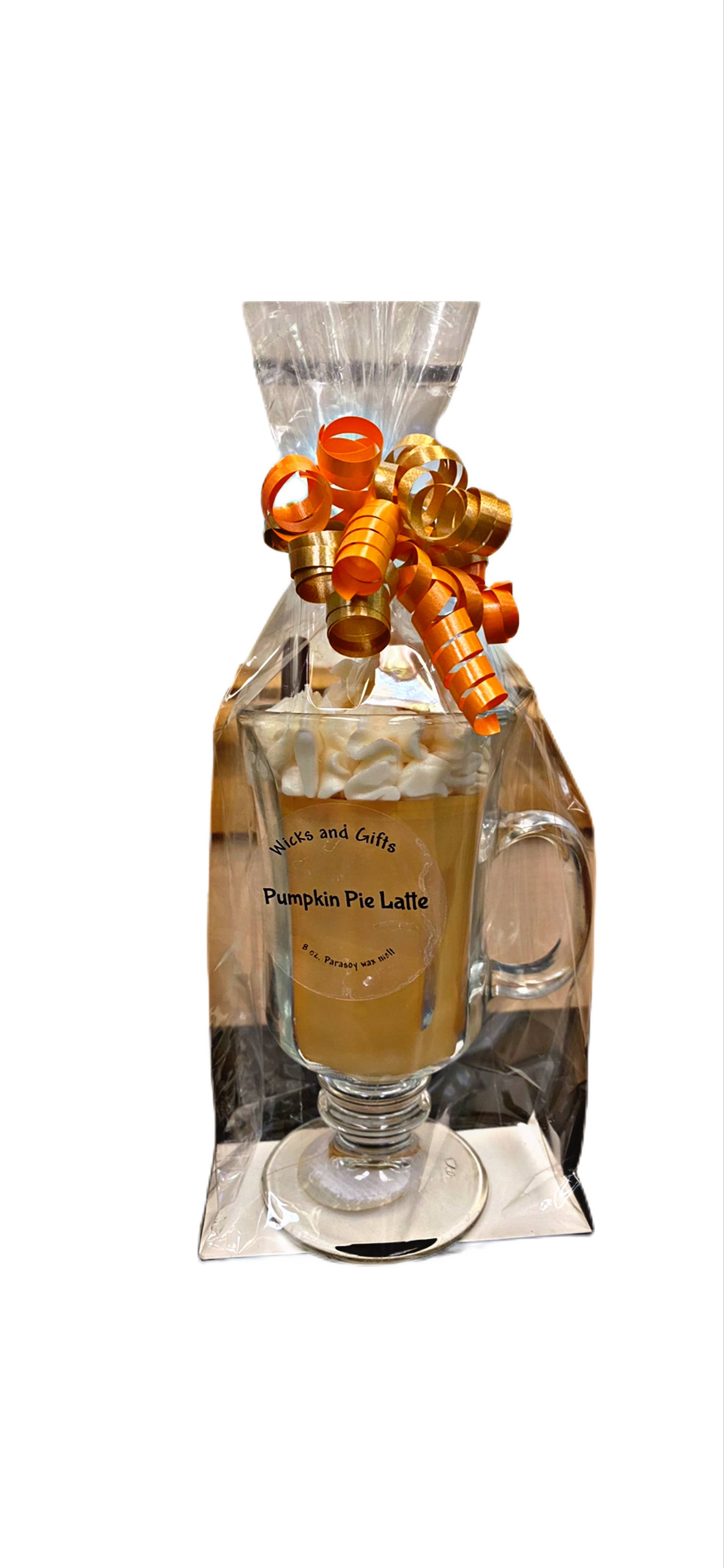 Wicks and Gifts - Wholesale Novelty Candle - Pumpkin Pie Latte-Dessert Candle Drink1