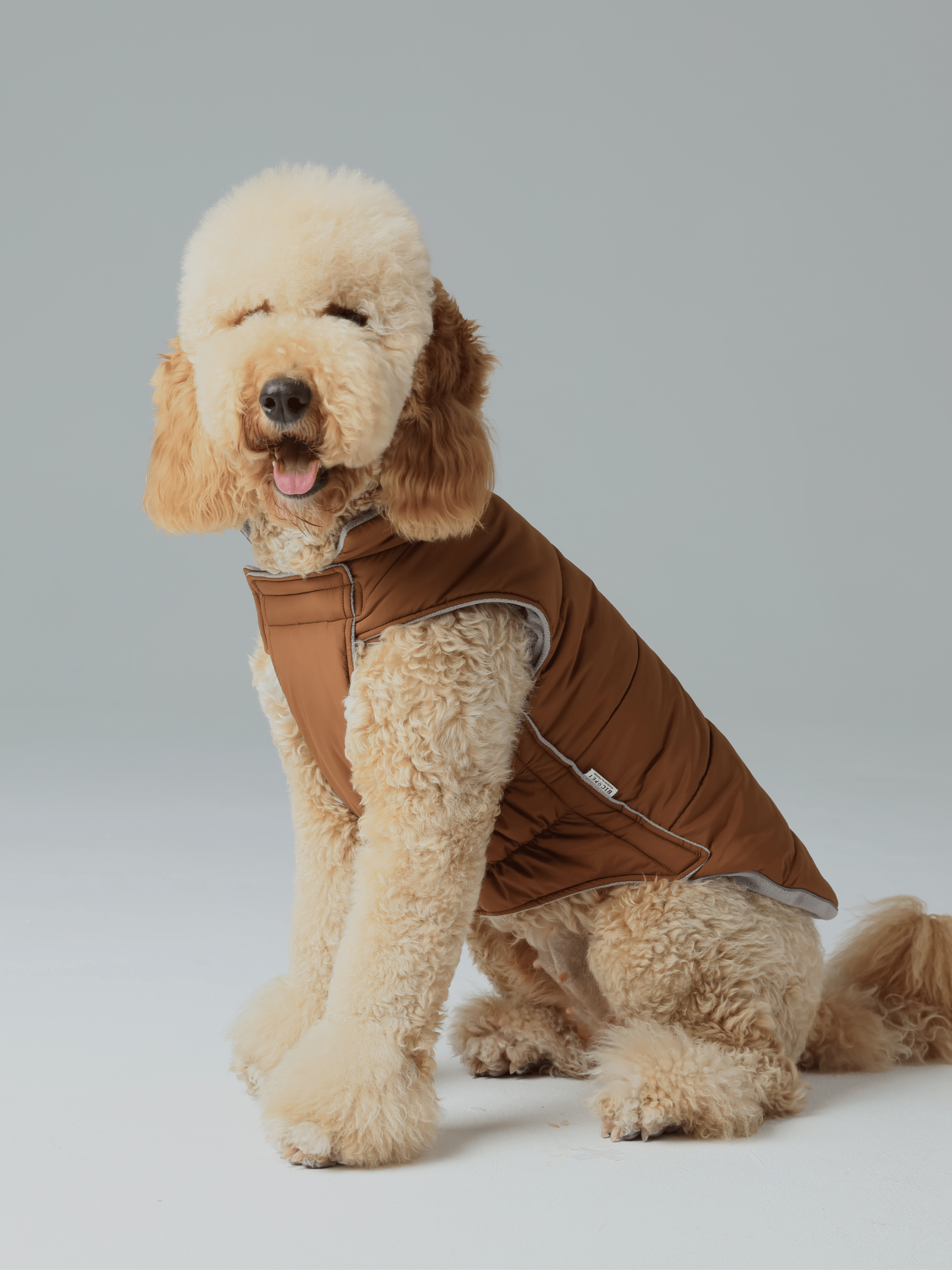 PEHOM - Wholesale Pet Vest - Dog - Reversible Dog Vest Jacket - Orange Grey13