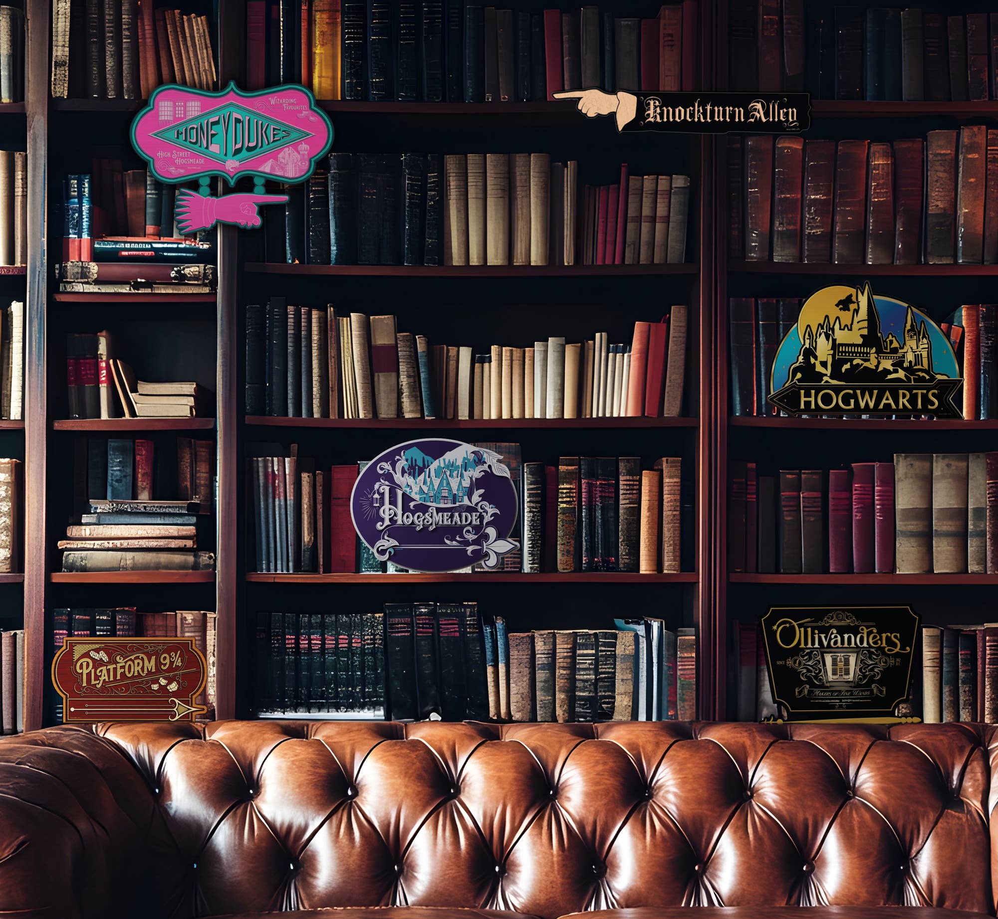 Conquest Journals - Wholesale Sign - Harry Potter Directional Signs (12-Piece 10 Signs & 2 Posts)9