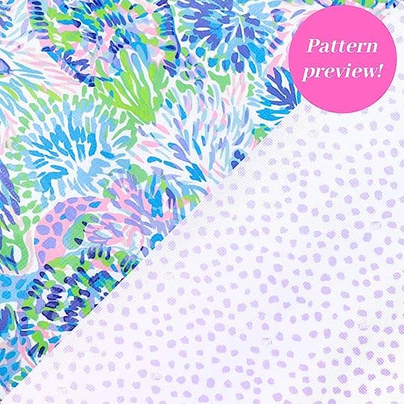 Lilly Pulitzer by Lifeguard Press - Wholesale Grocery/Shopping Bag - Market Shopper, Shell Of A Party3
