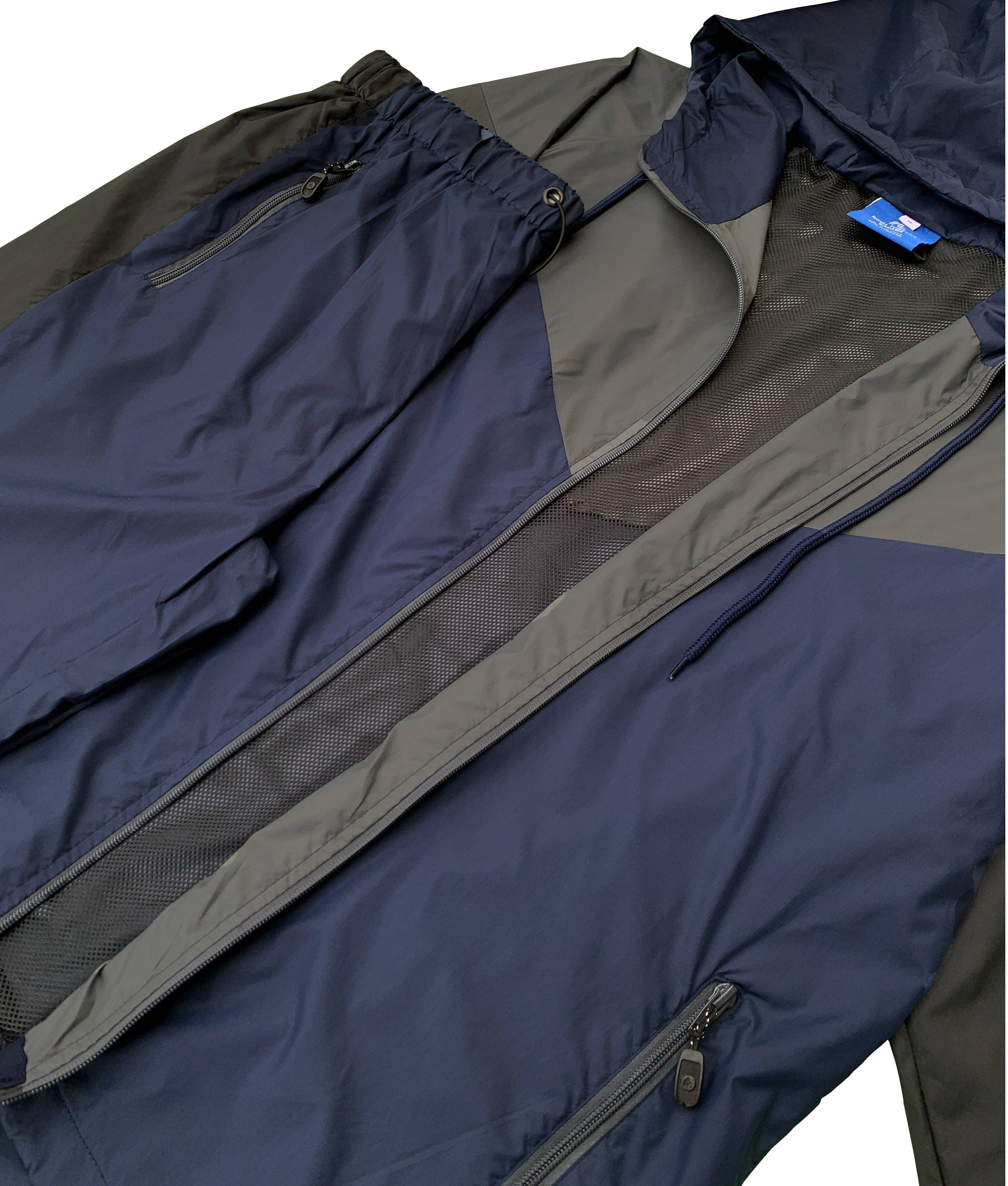 Royal Threads - Wholesale Windbreaker - Men's - Men's Colorful Hooded Windbreaker Water Repellent GYM Outfit3