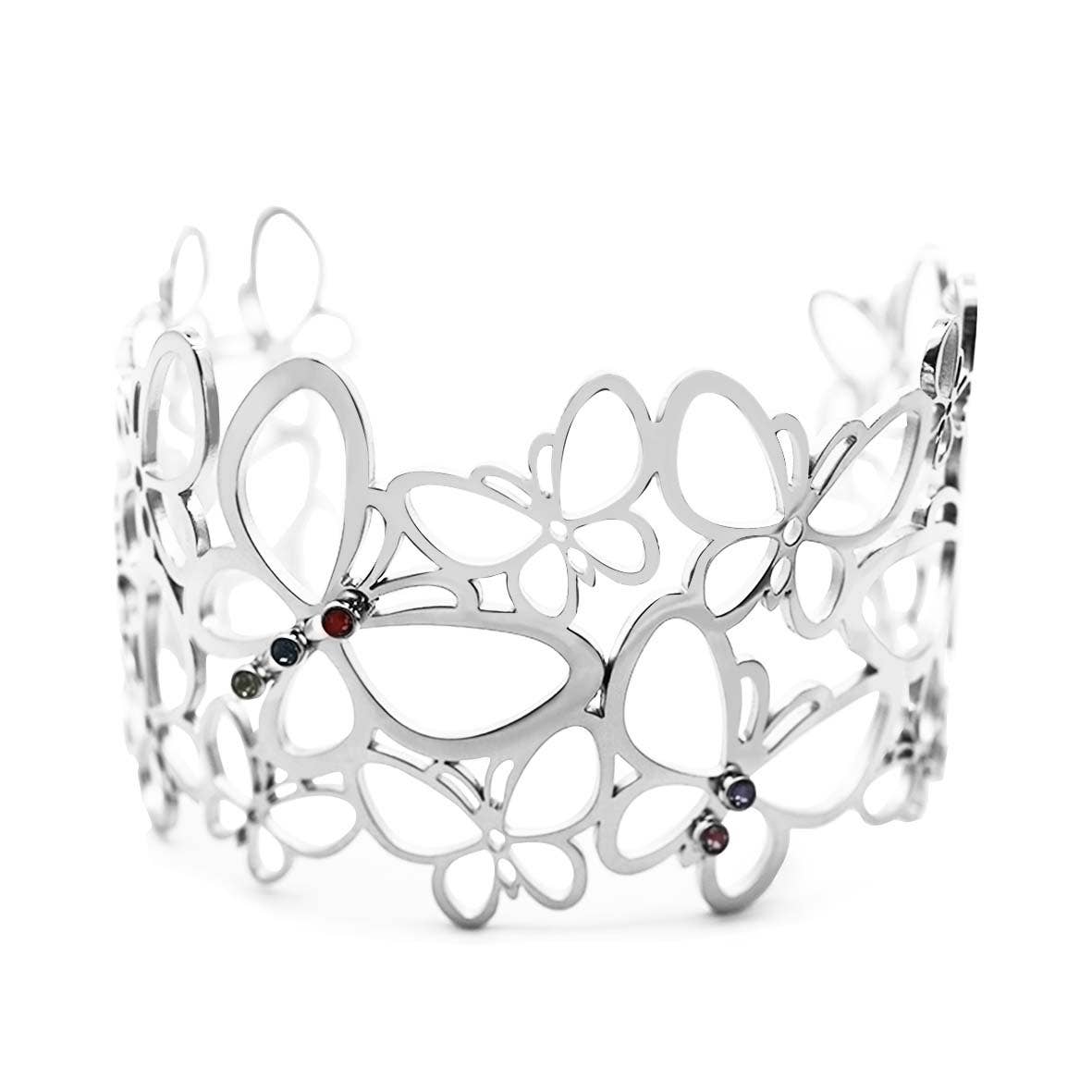 AMORINO SRL - Wholesale Cuff Bracelet - ADJUSTABLE SEMI-RIGID SLAVE BRACELET - WF24116A1080