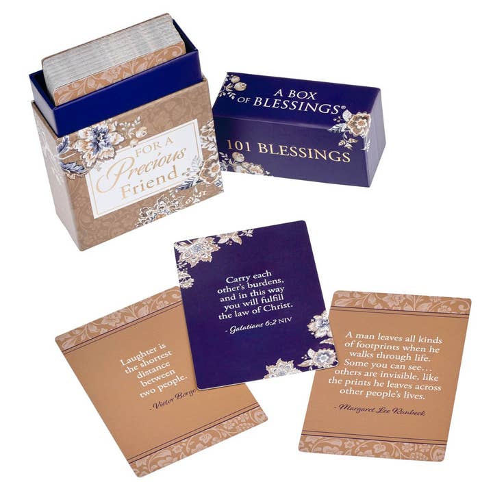 Christian Art Gifts - Vente Cartes religieuses - Boîte de bénédictions pour un ami précieux2