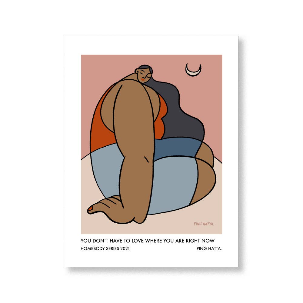 Chonky Goods by Ping Hatta. Studio – Impressão artística por atacado – Cartazes de arte da série Homebody9