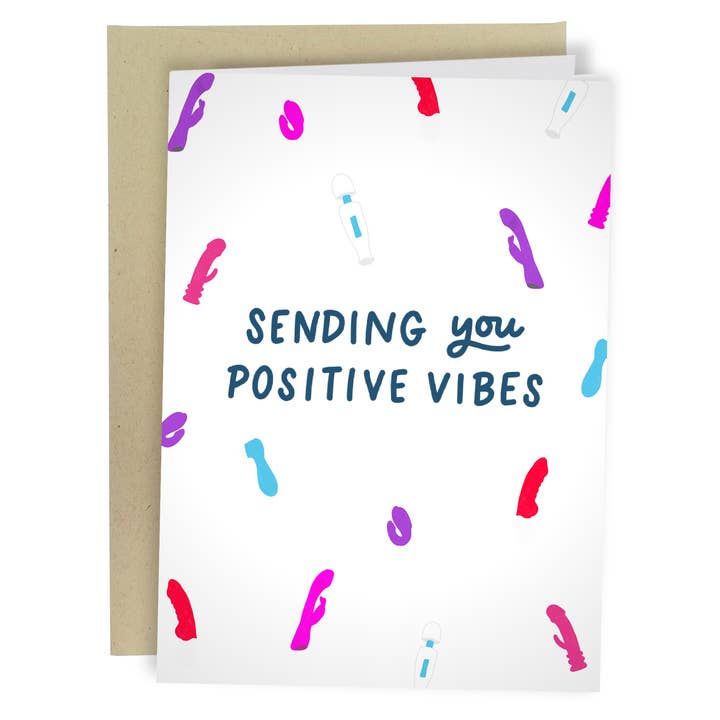 Sleazy Greetings - Wholesale Friendship Card - Positive Vibes