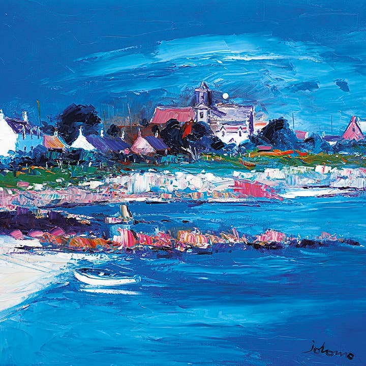 Jolomo Ansichtkaart De abdij Iona voor wholesale door Island Blue Publishing