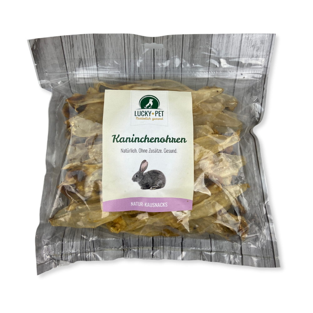 Lucky-Pet Handels- und Produktions GmbH - Wholesale Pet Treats - Dog - Lucky-Pet rabbit ears 250 g1