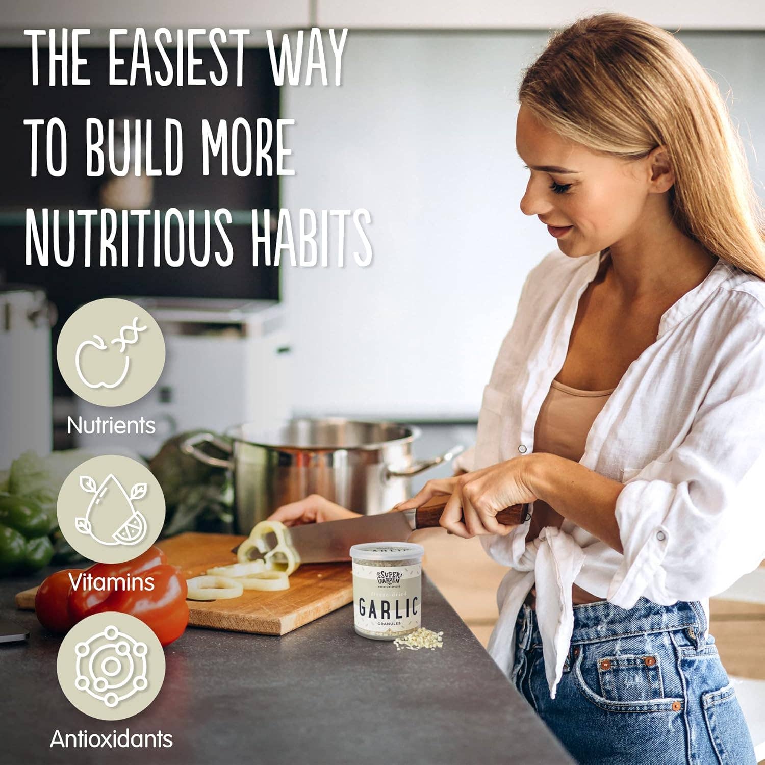 Super Garden - Wholesale Dried Spice - SUPER GARDEN freeze-dried  garlic3