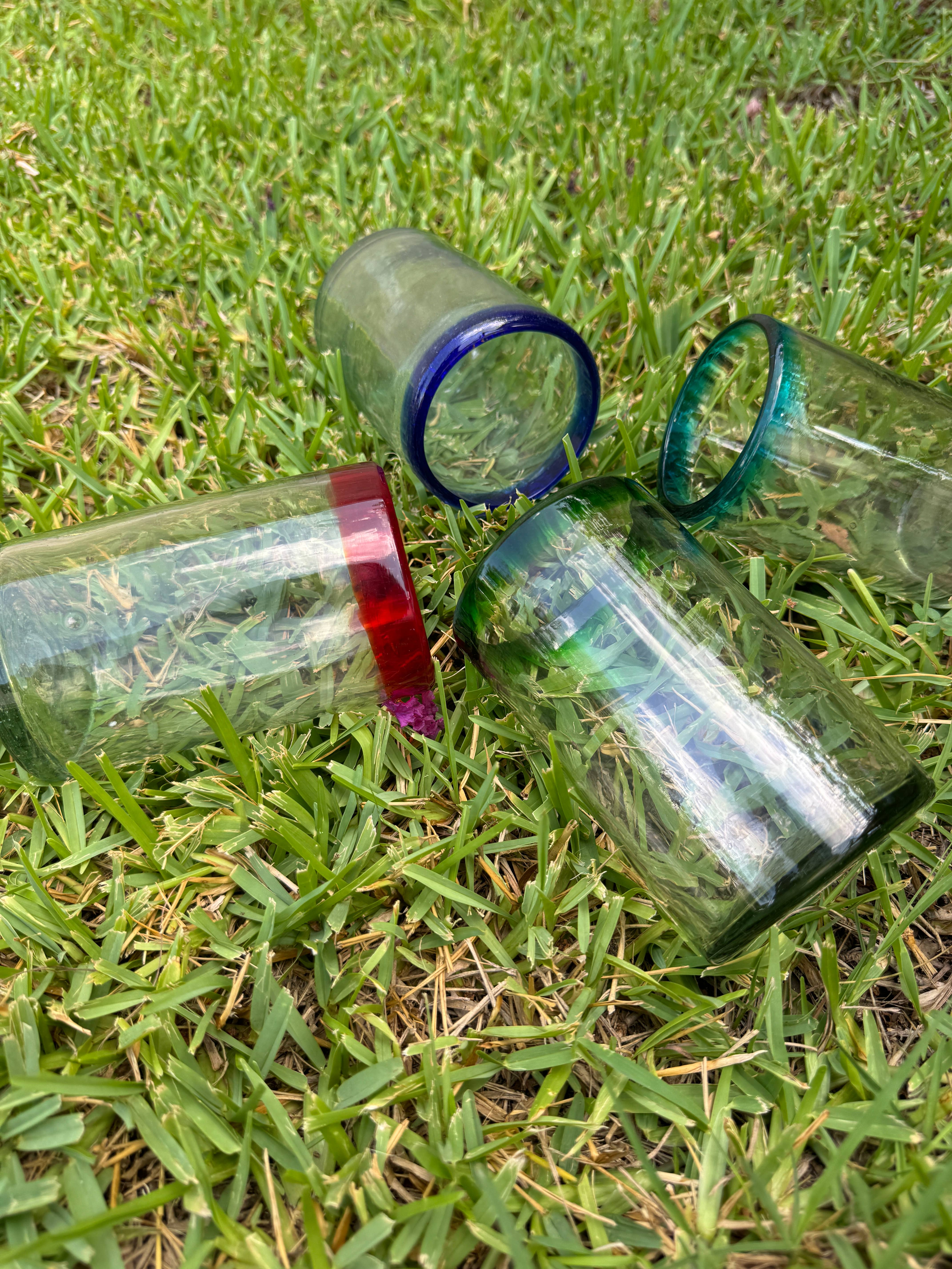 Doña Cata Art – Engroshandel Drikkeglas/kop – Sæt med 12 høje håndblæste mexicanske briller 14 oz7