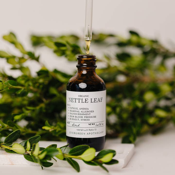 Evergreen Apothecary - Wholesale Tincture - Nettle Leaf Tincture, Herbs for Symptoms No. 102