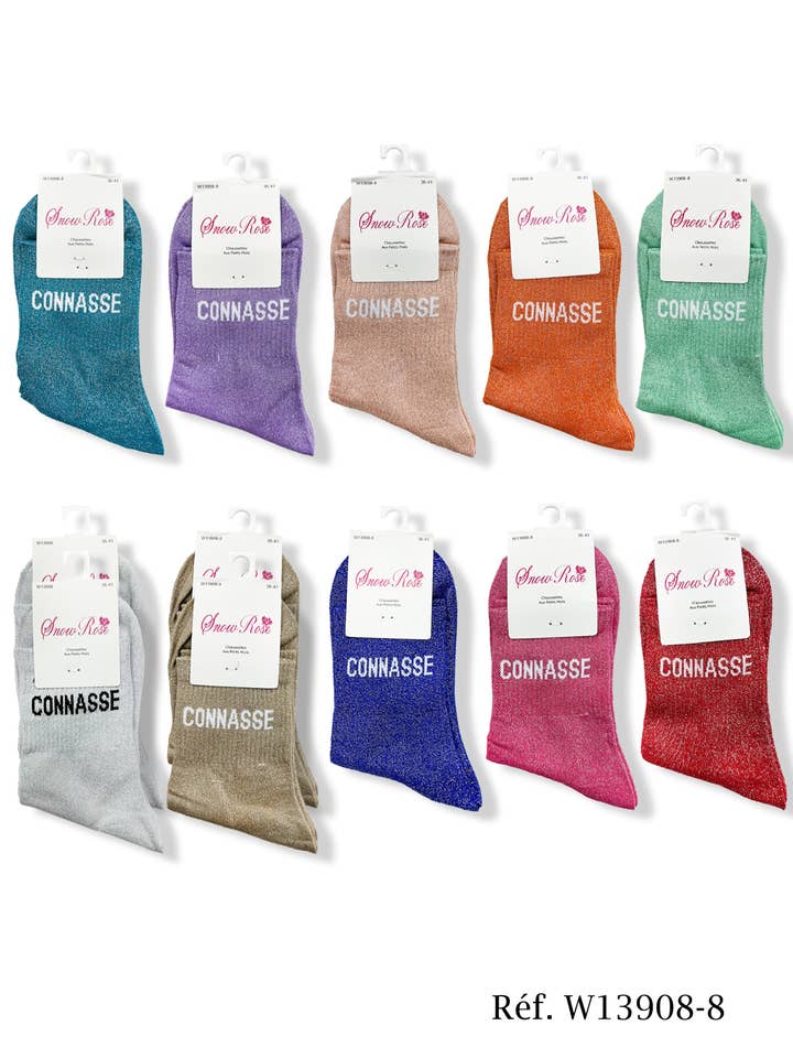 Assorted Shiny socks for wholesale on Faire