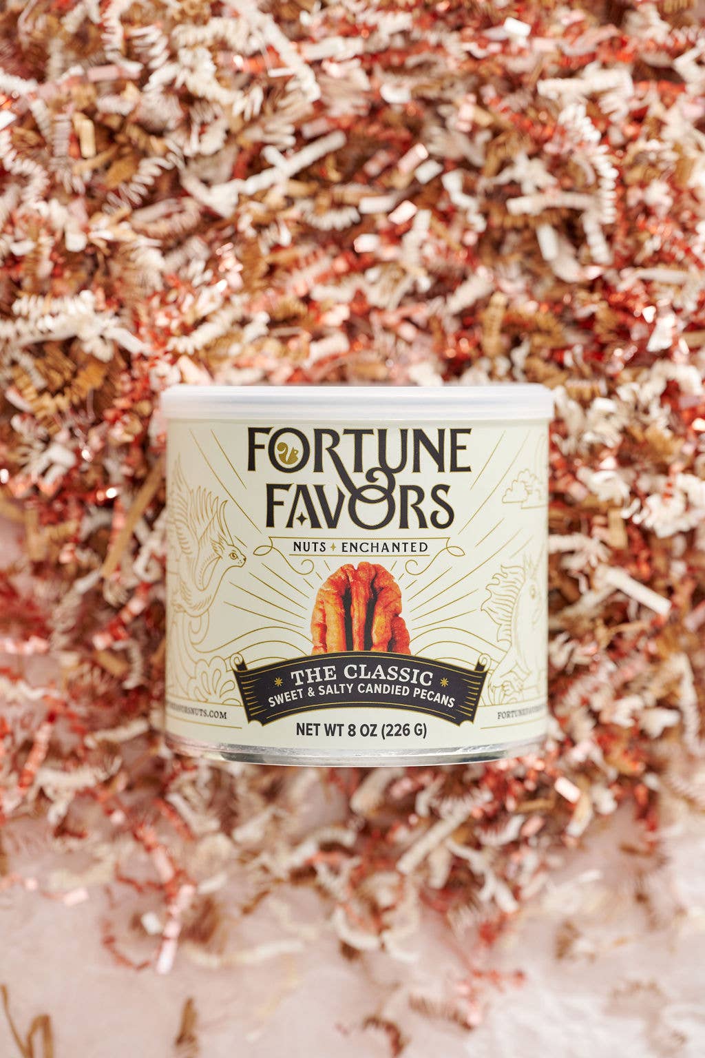 Fortune Favors - Wholesale Nuts - 8oz Fortune Favors The Classic Candied Pecans3
