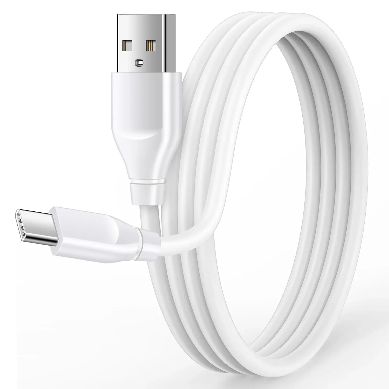 7 Star - Wholesale Charging Cable - Type-C to USB 3 Ft. fast Charging Cable 15 W - White Color2