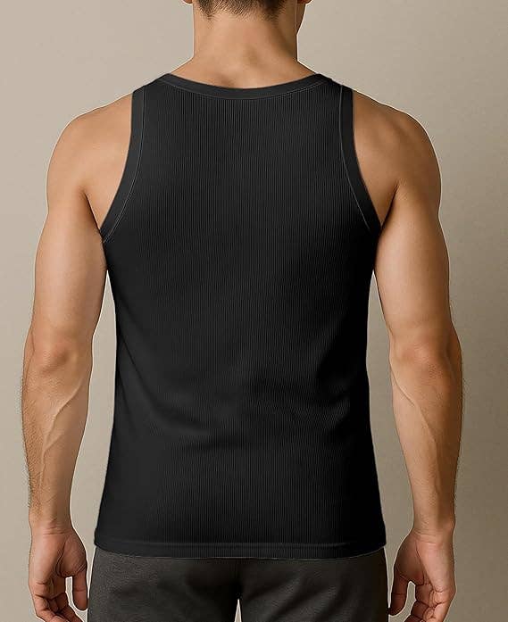 I-Wear Brands - Wholesale Tank Top - Men's - 12 Pack Men's 100% Cotton Ribbed Tank Top A-Shirt Undershirt7