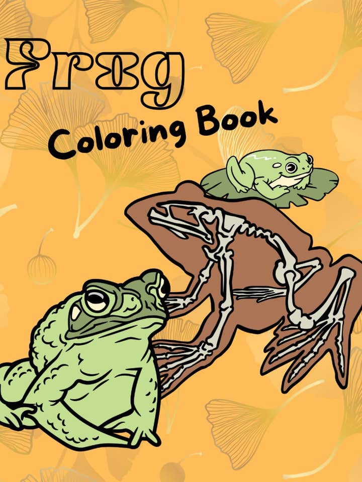 Frog Friends Coloring Book – Nature-Themed Kids' Activity for wholesale by Yarrows Bloom
