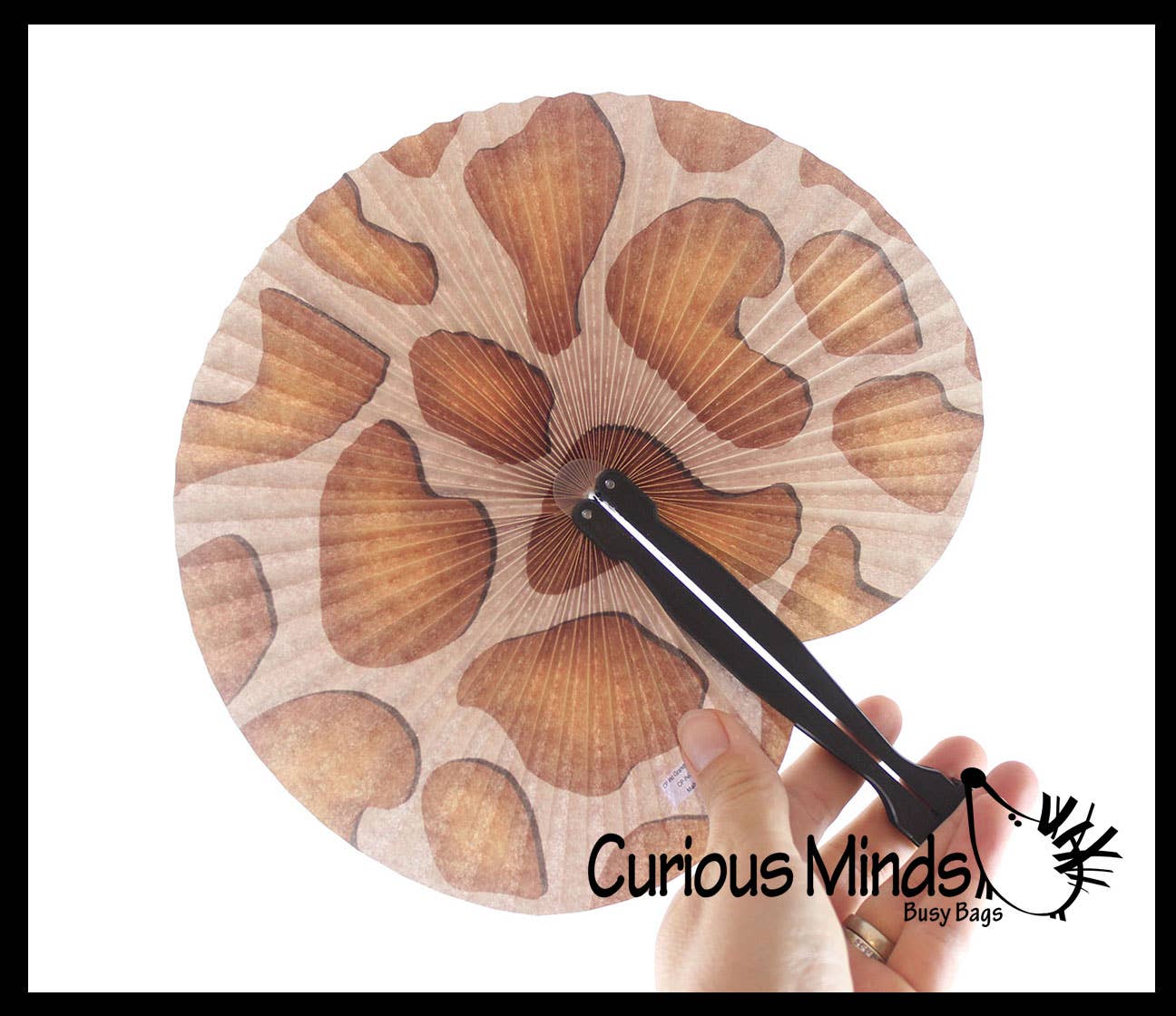 Curious Minds Toys - Wholesale Handheld Folding Fan - 1 Folding Pocket Fan-Classic Mini Handheld Paper Fan Compact5