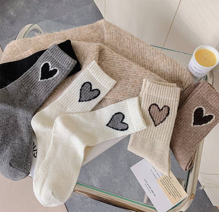 Gohobi （We cover U.S. import duties） - Wholesale Socks - Women's - Gohobi Wool Heart Socks14