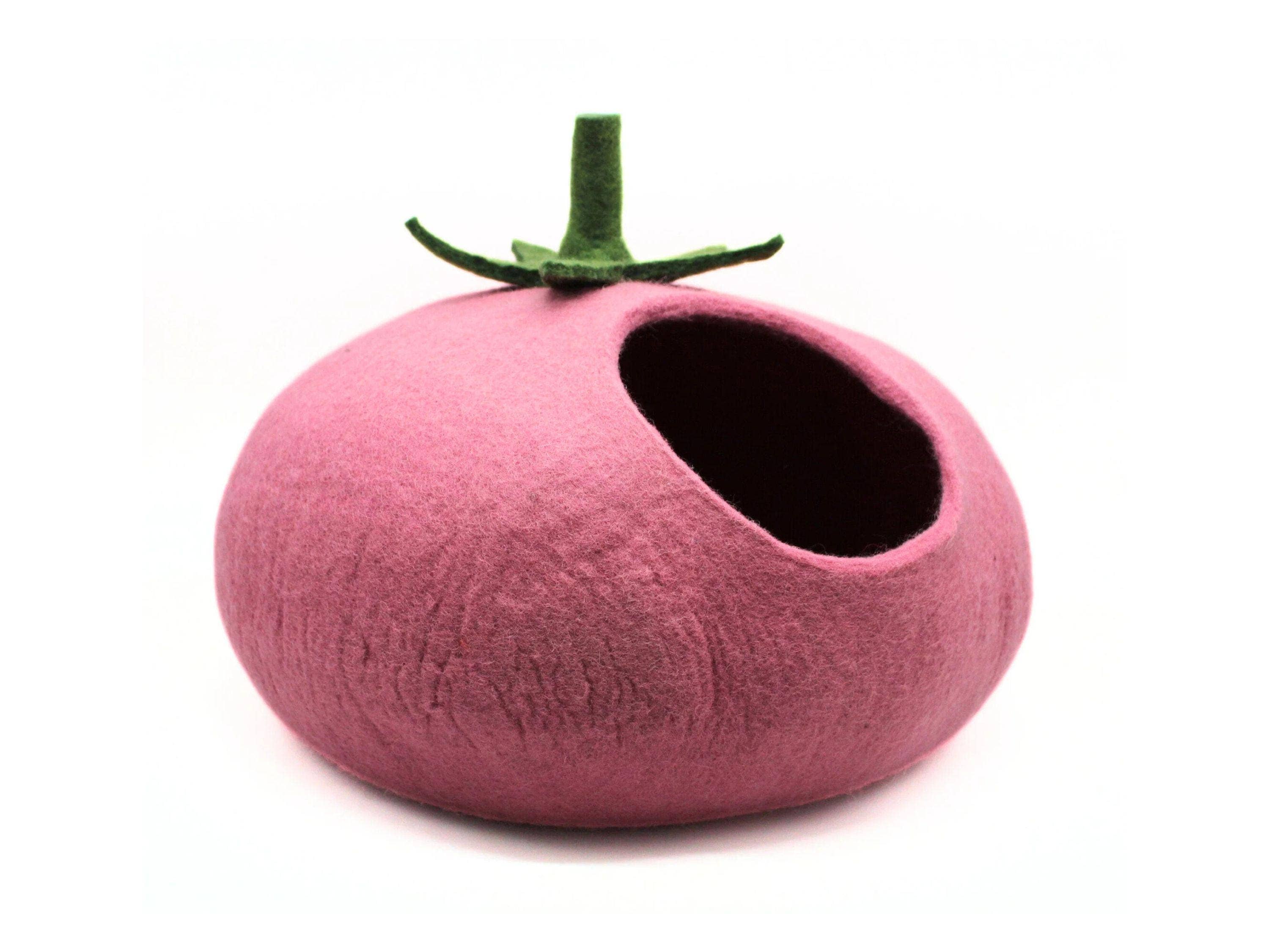 Woollyfelt – wholesale Husdjursgrotta - Katt och hund – Handgjord katthåla i ullfilt - Miljövänligt gömställe2