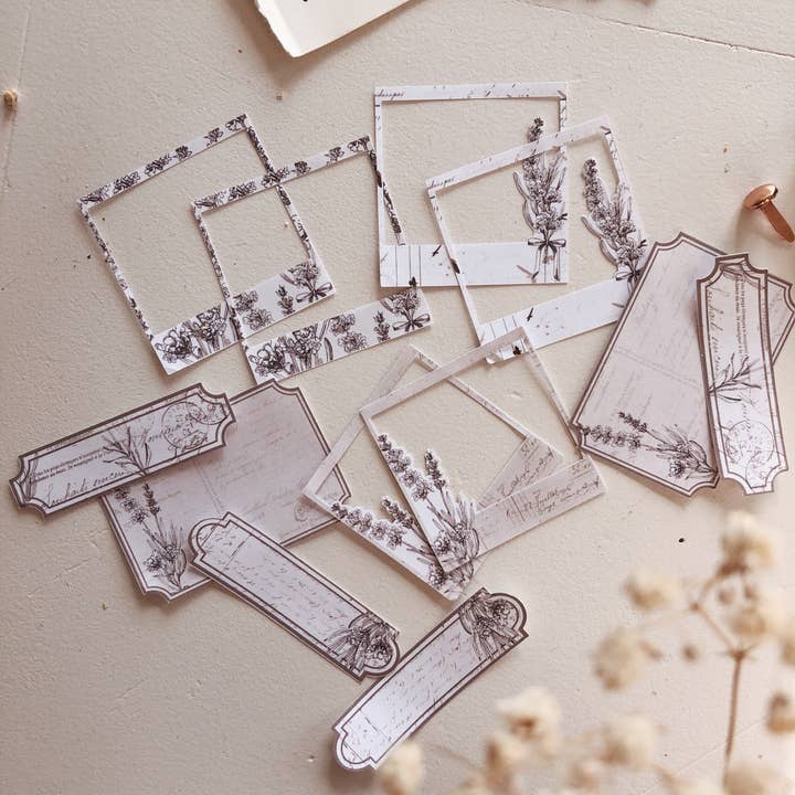 Chapteries - Wholesale Sticker - Ensemble d'autocollants de lavande1