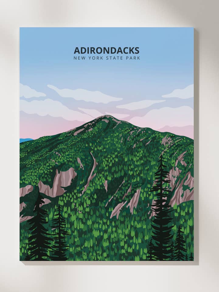 Mount Marcy Print - Adirondacks, New York for wholesale by Boreas Design Shop