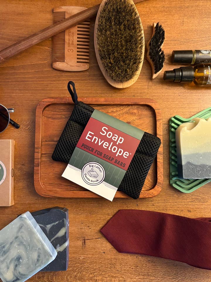 Enveloppe de Savon - Pochette Économiseur de Savon en Barre, Sport, Sac à Savon pour la vente par Soap Envelope