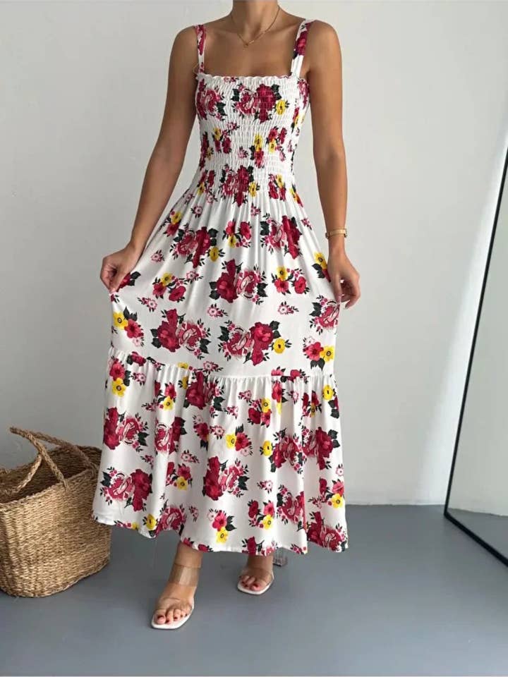 Stropkjole med lag for engroshandel hos Hoxton Gal