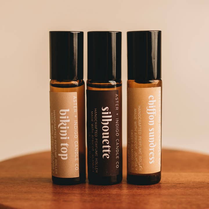 Aster + Indigo Candle Co. - Wholesale Roll-On Fragrance - Silhouette | Perfume Oil Roller
