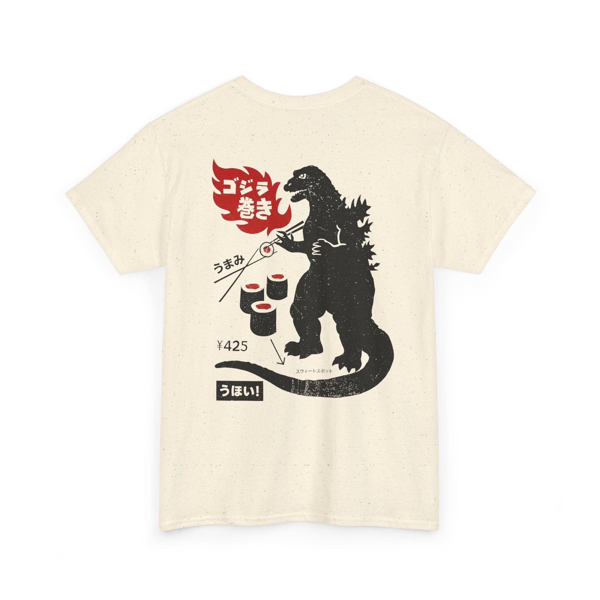 KILLER RETRO - Wholesale T-Shirt (Graphic) - Unisex - Vintage Sushi Ad T‑Shirt — Retro Japanese Monster Sushi Graphic Tee10