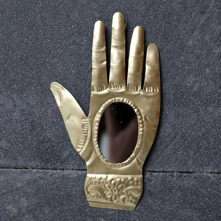 P.I. Project France - Wholesale Wall Accent - Golden Sacred Hands - Mexican Milagros - Ex-votos