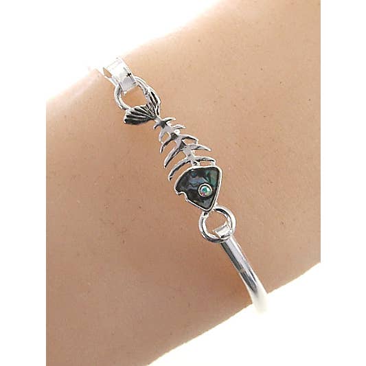 0011 PREMIERE – Engroshandel Armbånd – FR4933 Abalone Crystal AB Fiskebenstøbning messingarmbånd