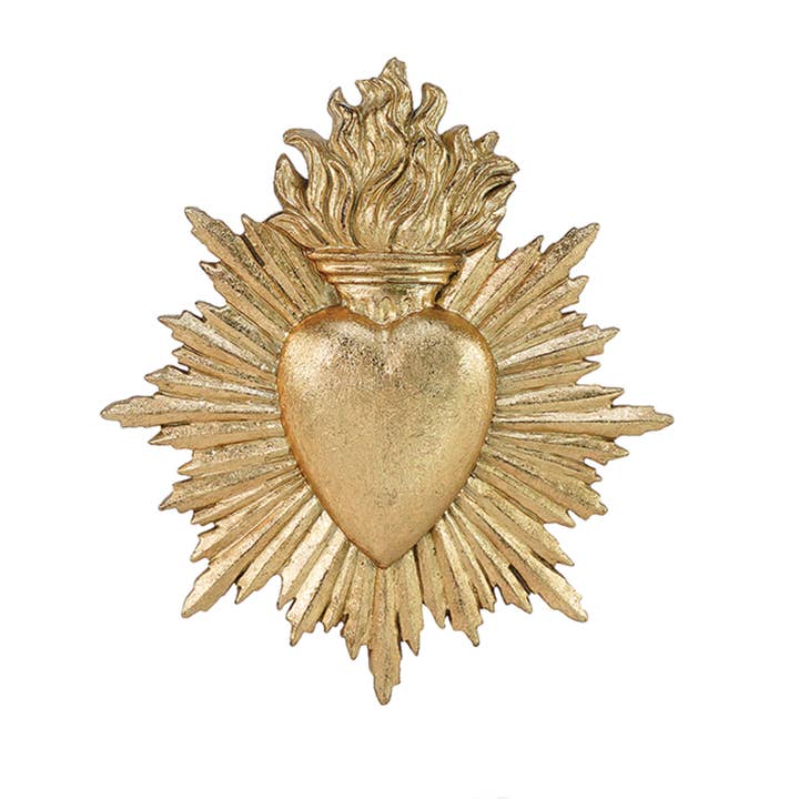 Ex-voto Decoration large gold L15.4 W2 H17.1cm for wholesale by Opjet Paris