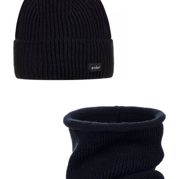 Ander - Wholesale Beanie - Women's - Unisex Wool Blend Hat & Snood Set – SESIL | White6