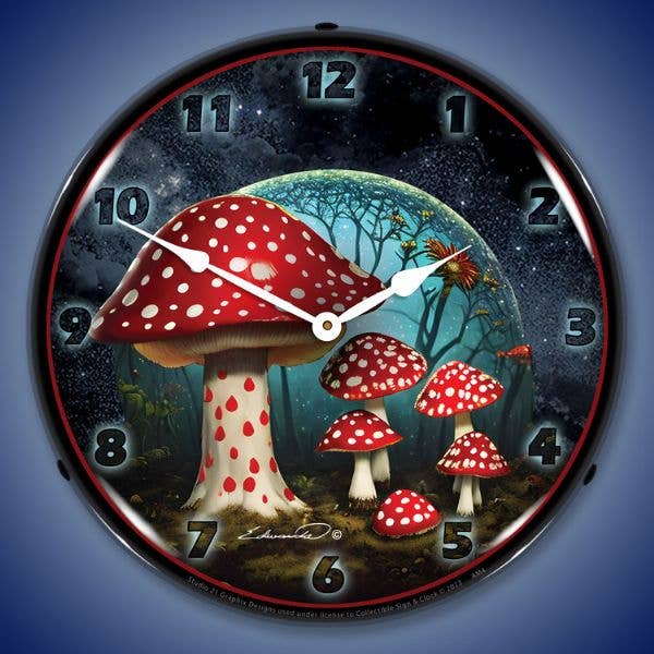 Amanita Muscaria Muscaria Mushroom 4 av 8 för wholesale av Collectable Sign and Clock LLC.