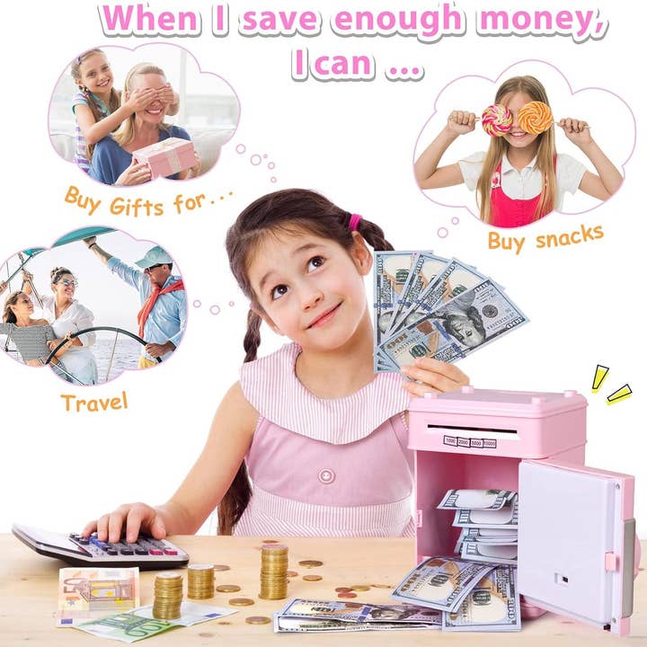 VIGOR - Wholesale Money/piggy bank – Child & baby - Best Gift Piggy Bank Electronic Mini ATM for Kids(10 Pack)7