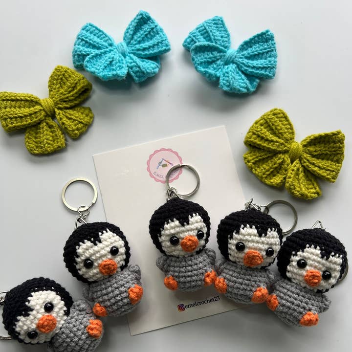 amigurumi penguin keychain stuffed toy crochet and other Purchase Wholesale penguin ornament. Free Returns & Net 60 Terms on Faire trending on Faire.