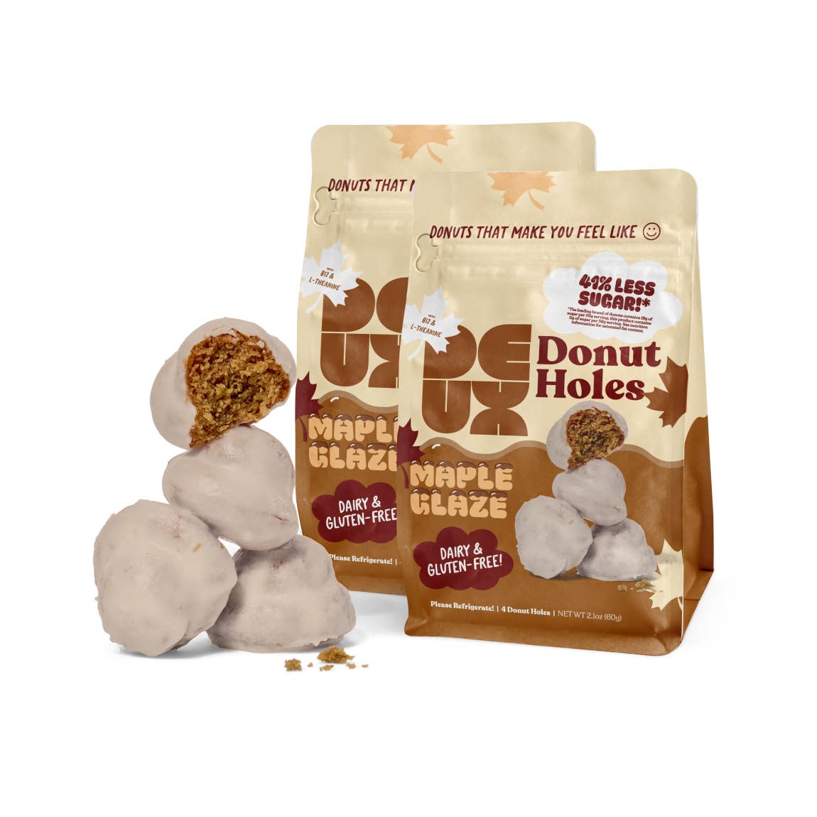Deux - Wholesale Cookie - Maple Glaze Donut Holes (2-Pack)