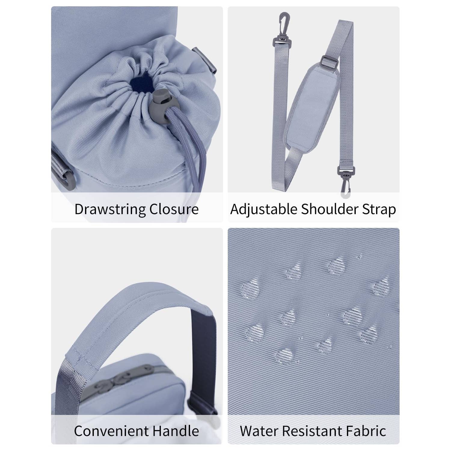 wandf – wholesale Crossbody-väska – Unisex – Vattenflaskhållare med telefonficka för vandring15