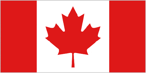Worldwide Flags Ltd - Vente Drapeaux - Canada 5 pi x 3 pi0