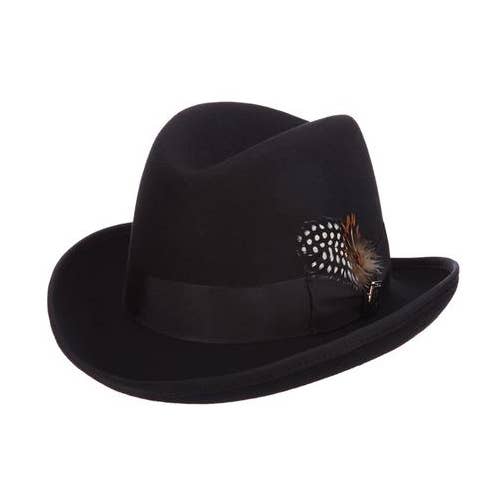 2X Stacy Adams Uldfilt Homburg - Harvey for engroshandel hos Tenth Street Hats