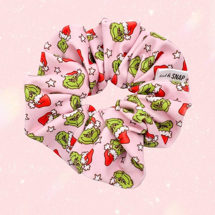 Full Santa on Green // Scrunchies and other Purchase Wholesale green scrunchies. Free Returns & Net 60 Terms on Faire trending on Faire.