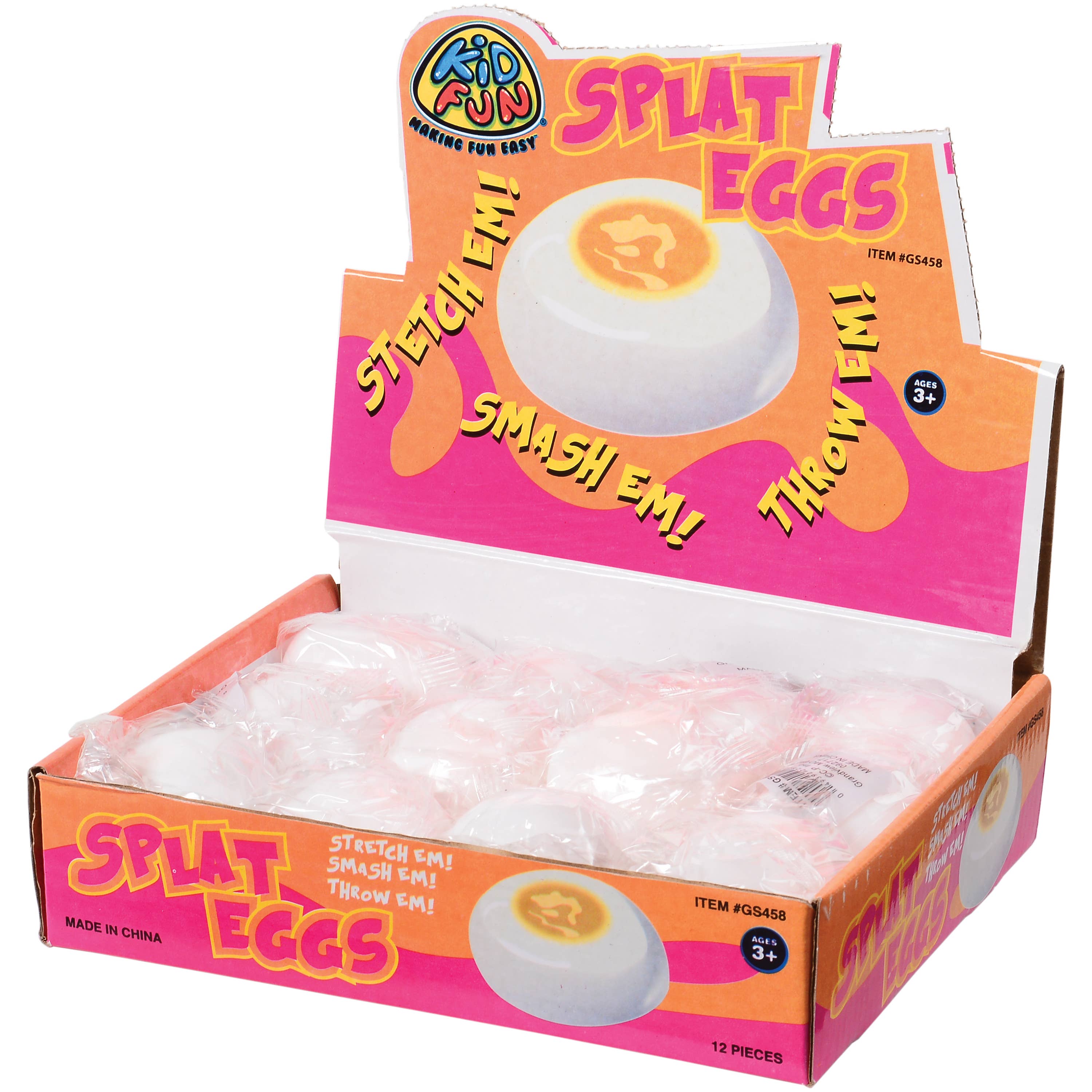 US Toy Company - Wholesale Toy Set - Kids - Splat Eggs 12-unit Display2