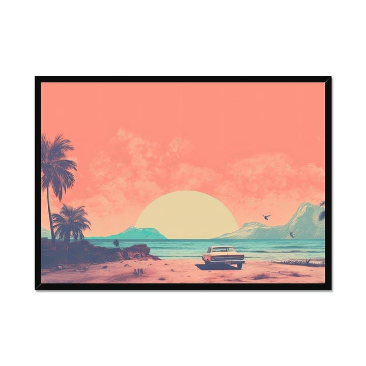 Maui Maui Inramad Tryck för wholesale av Pixel Gallery