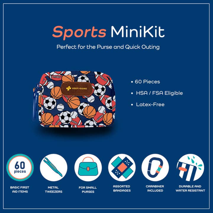 KEEP>GOING First Aid - Wholesale First Aid Kit - First Aid "Loaded" MiniKit (60 pcs)