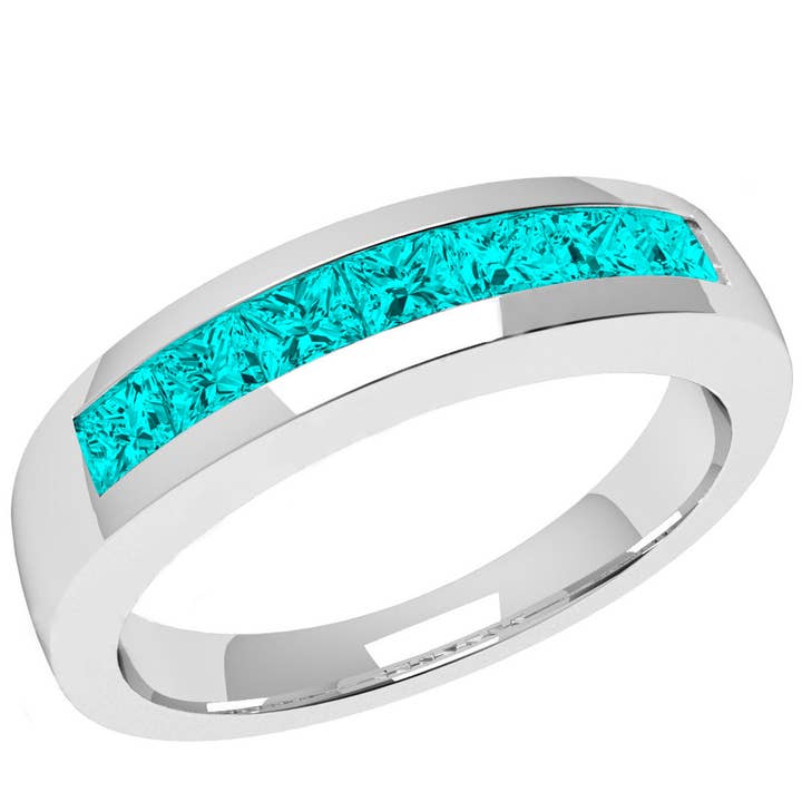 Glimmering Handmade – Anel multi-pedra por atacado – Bezel Channel Bezel Swarovski® Crystal Ring Pave Empilhado2