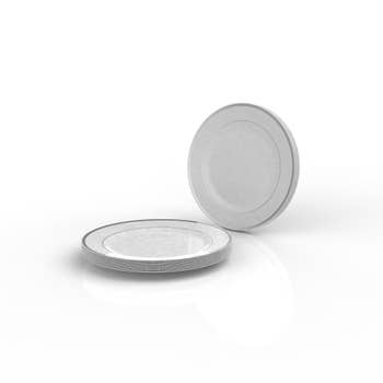 EcoQuality 12 oz Disposable Round White Serving Plastic Bowls 30 Guests EcoQuality