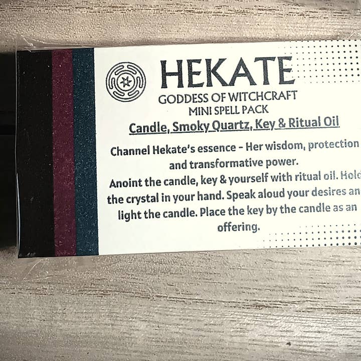 Elemental Earth Shop - Wholesale Meditation Supplies - Hekate Mini Spell Ritual Kit Travel pack2