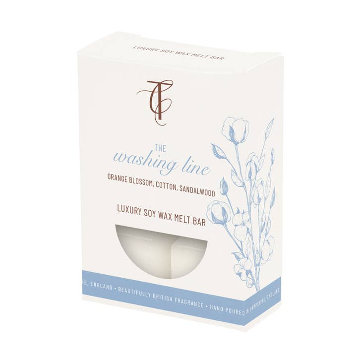 COAST & COUNTRY-Washing Line 60 hour Soy Wax Melt for wholesale by The Country Candle Co.