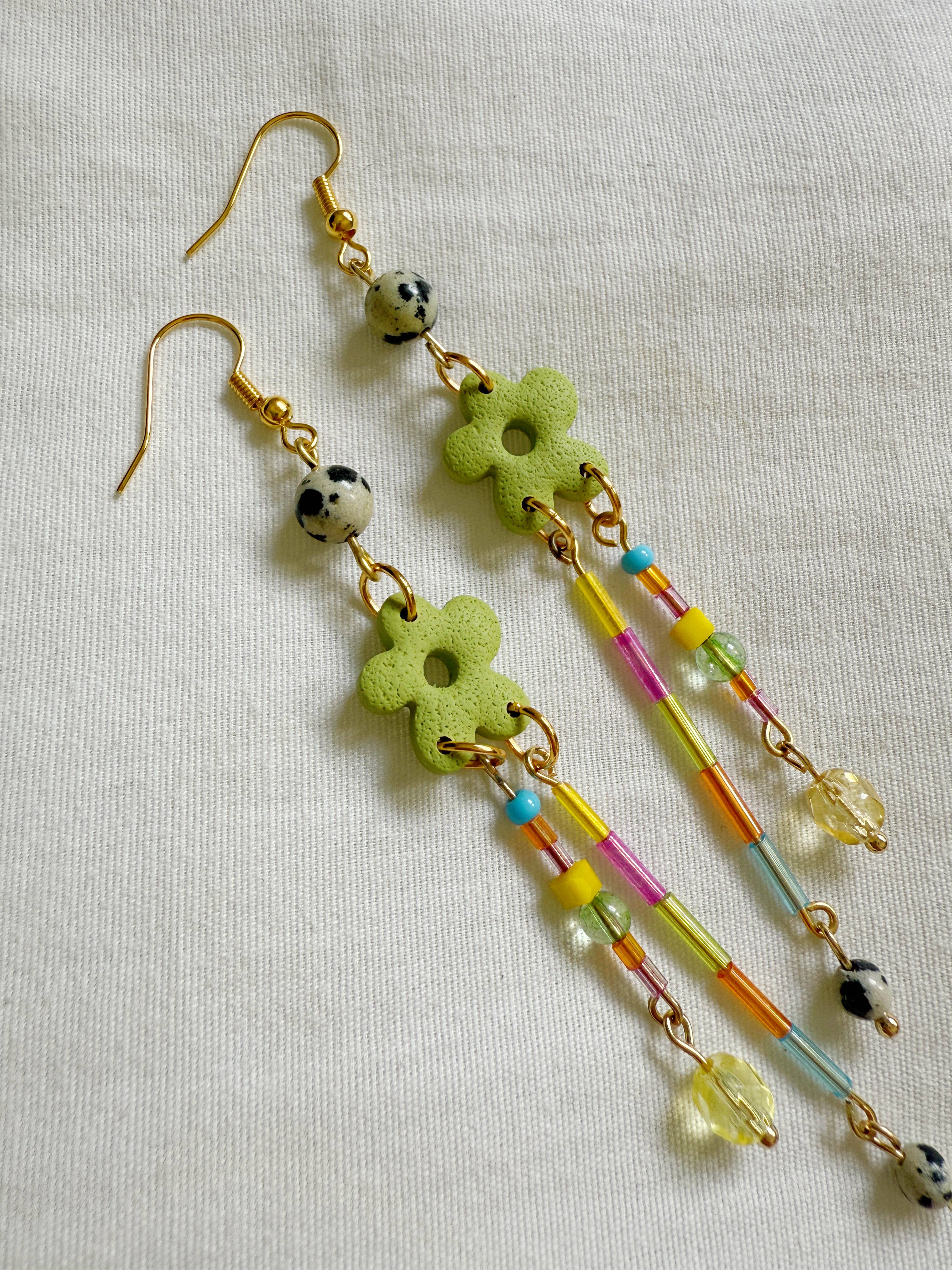 Lemon Lee Studio - Wholesale Dangle Earrings - Matcha Gigi Earrings1