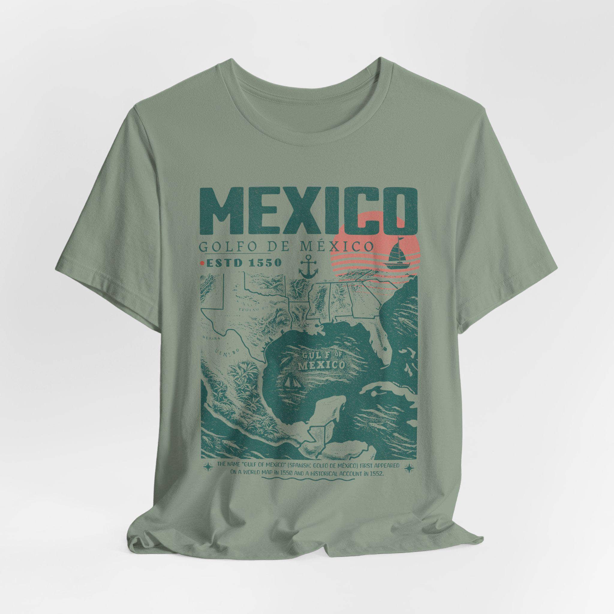 NVC Ecommerce LLC - Wholesale Graphic Sweatshirt - Women's - Gulf of Mexico Shirt, Golfo de México Retro Vintage Sweater3